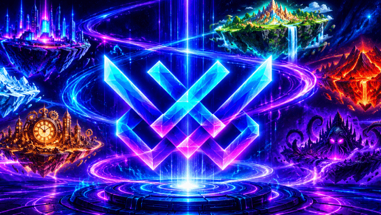 WorldWeaver classics at heart neon portal artwork